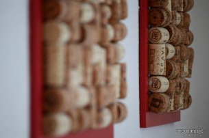 a DIY idea to create a cork chart for your photos