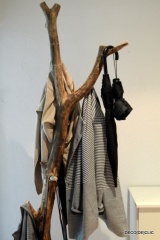 DIY coat rack made from a brench : creation Decodeclic